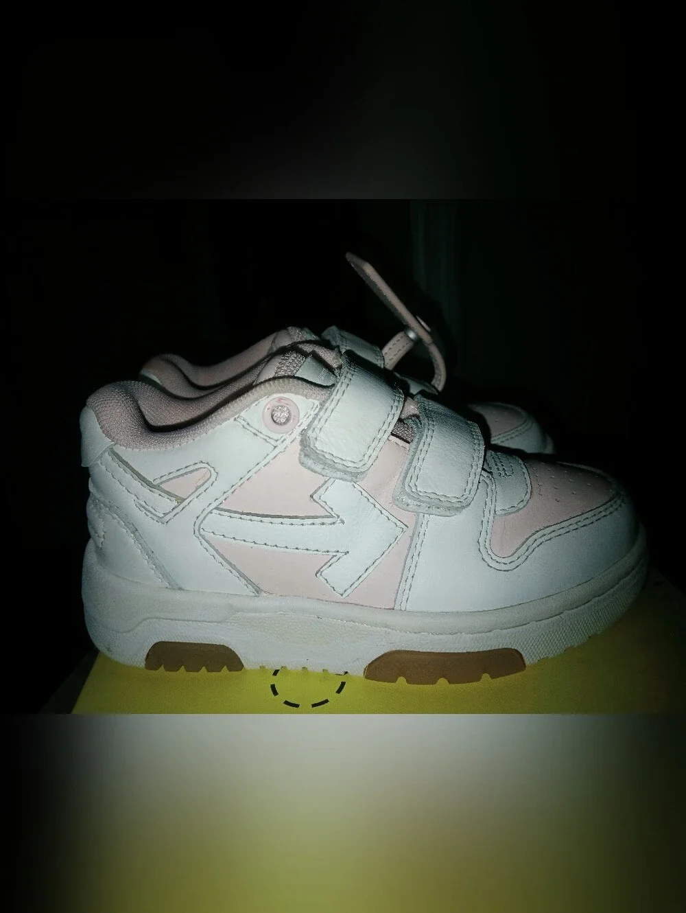 Used Off White Out Of Office Sneakers, Box And Dust Bag. Toddler Size 9